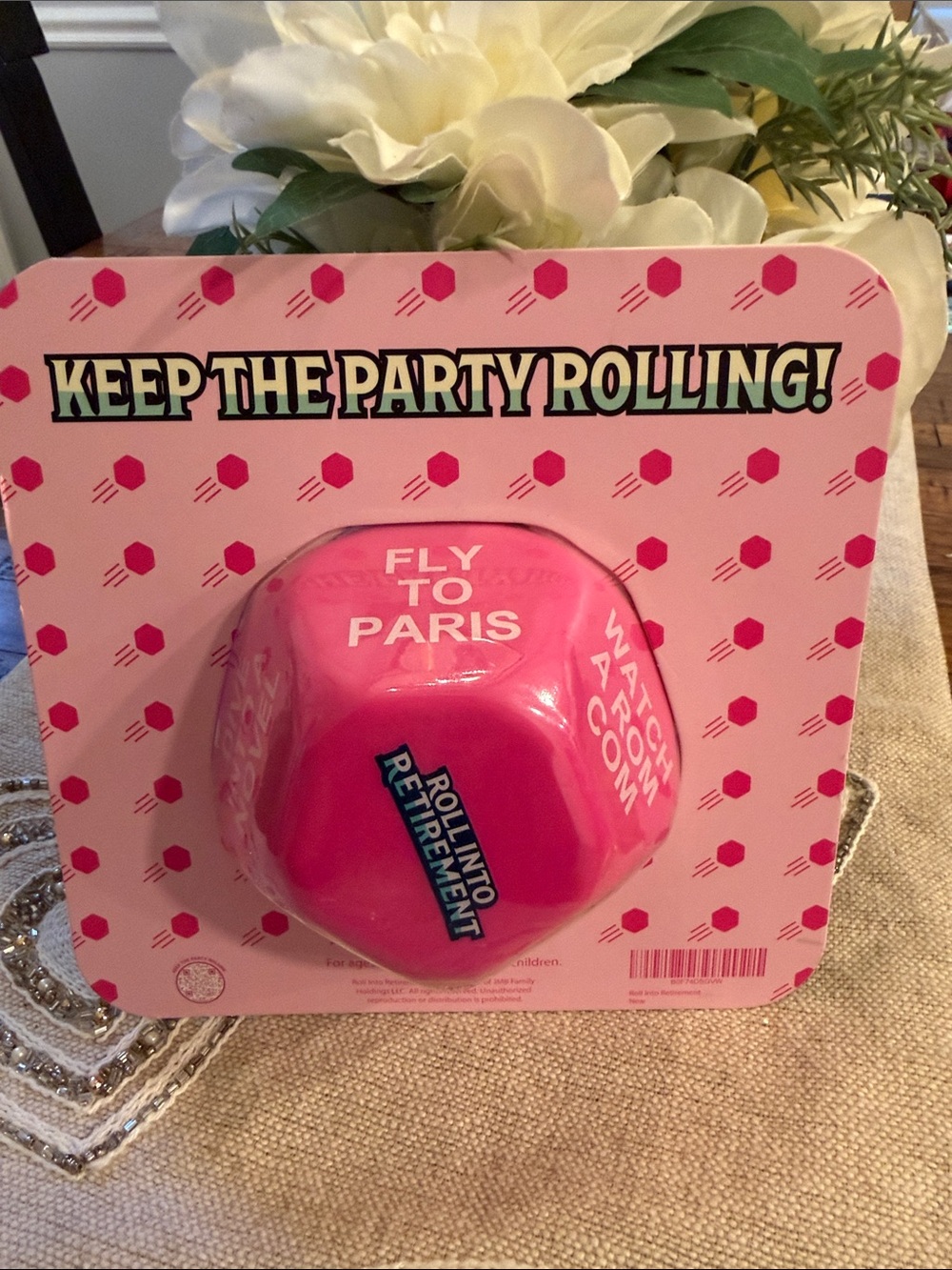 Jumbo Decision Dice- Funny retirement gift - Picture 13 of 13